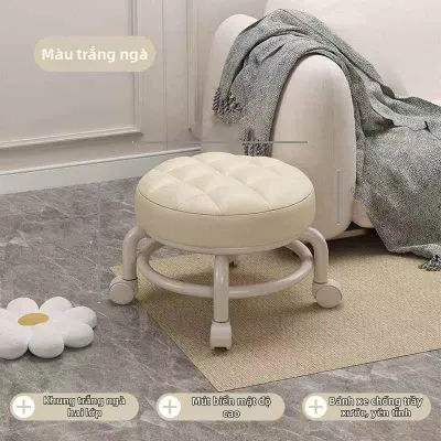 ZHENTAIYUAN | Ghế Acrylic Trong Suốt Có Bánh Xoay An Toàn Cho Bé