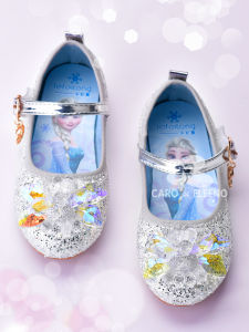 รองเท้าเด็กผู้หญิงเป็นเจ้าหญิง รองเท้าพิเศษ รองเท้าแต่งตัว รองเท้าพื้นนุ่ม สวมใส่สบาย รองเท้าประดับคริสตัล รองเท้าสำหรับการแสดง