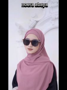 Noera Abaya Set Kerudung Terbaru Busui Frendly Bahan Crinkle