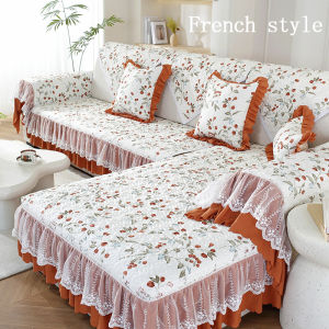 Cotton Floral French Style All-Season High-end Sofa Cover
