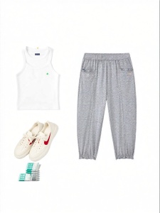 Purcotton | Girls Cotton Lycra Casual Pants