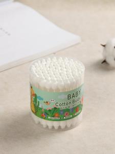 B6 Factory Direct Sales Gourd Double-Headed 56 Baby and Infant Navel Care Cleaning Paper Stick Cotton Swabs for Swimming Pool