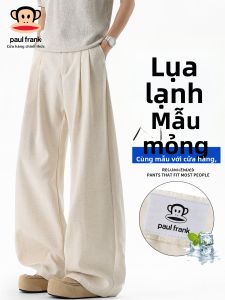 Paul Frank | Quần Tây Kiểu Cổ Điển Đùi Rộng Mùa Hè Nhẹ Nhàng