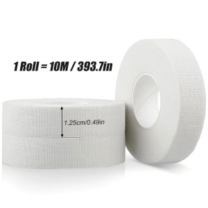 1/2 Rolls White Finger Tape Athletic Tape Feet Sports Tape for Rock Climbing BJJ Jiu Jitsu Grappling MMA Hockey Stick