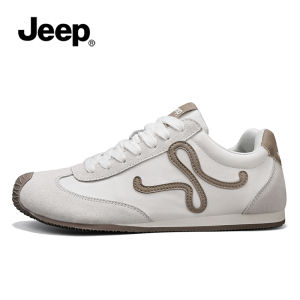 Jeep | Jeep Mens Retro Sport Flat Bottom Shoes Autumn Winter Casual Mesh Lined Slip-On Round Toe Rubber Outsole Comfortable All-Match