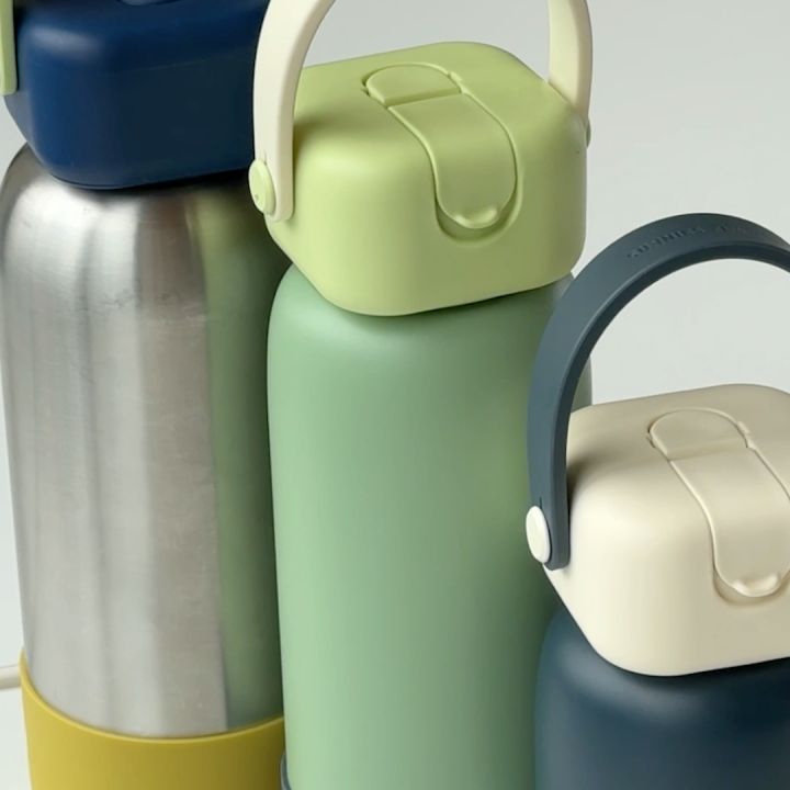 Sunnies Flask Robo Cap (Cube-Shaped Sip Water Tumbler