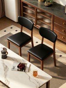 XIANGNANSONG | Solid Wood Soft Padded Modern Chair