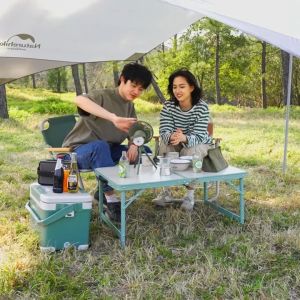 Flysheet Hexagon Naturehike NH22ZP009 520x460cm Waterproof Canopy Tarp Full Set Atap Tenda Camping Piknik Dengan Tiang