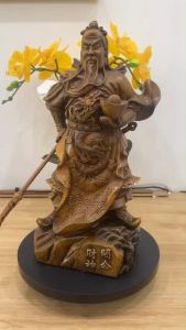 Tượng Quan Công Thánh Đế size 38cm chất liệu Composite và bột đá sơn tĩnh điện hàng cao cấp nhập khẩu Đài Loan