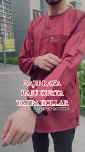Premium Baju Kurta Lelaki Dewasa (Tanpa Kolar) Lengan Panjang Exclusive (Ready Stock)