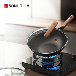 Sanho | Non Stick Rustproof Iron Wok
