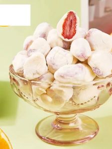 Đồ Ăn Nhẹ Nhàng Niu Fufu Strawberry Milk Ball Và Hạt Melon Đồ Ăn Vặt Ngon Ngọt Dried Fruit Snack Brand Hong Rui Te