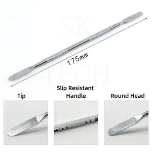 Multi-Purpose Metal Spudger & Pry Tool Set Durable Mini Crowbar with Non-Slip Grip for Phone Laptop Toy & Oyster Opening Repair