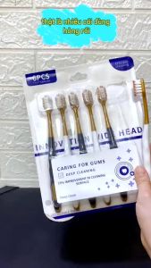 [HCM] Set 6 chiếc Bàn Chải Nội Địa Trung Lông siêu mềmlàm sạch sâu đánh sạch mảng bám dễ sử dụng-Hesede