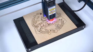 Máy khắc laser mini SCULPFUN S9 Pro 10Wmáy cắt laser 400*410mm - gỗbìa cứngaluminagốm sứv.v