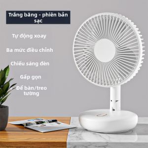 Quạt Nhỏ USB Sạc Được Quạt Bàn Sử Dụng Tại Nhà Quạt Điện Nhỏ Ồn Ào Dùng Cho Ký Túc Xá Quạt Nhỏ 2298 Quạt Bàn Ngủ Quạt Di Động