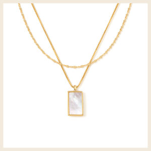 Elegant Double Layer Pearl Necklace