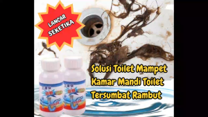 Bubuk Pelarut Sumbatan Pipa – Untuk Saluran Air WC & Bak Cuci