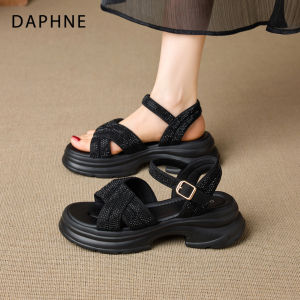 Daphne | French Style Comfy Platform Sandals