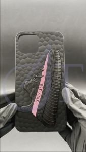 CASE IPHONE Yez- zy SPLY-350 V2 Black Pink Edition 3D With Exlusive Box Case Ier Apple Asli Casing Silikon untuk iPhone 11 11Pro 11Promax 7 7 Plus 8 8 Plus X XS XR X Max 12 12Pro 12Pro Max Memiliki Logo Resmi Ponsel Cover