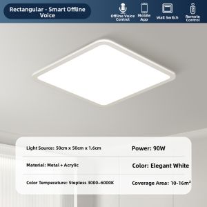 FANZHEN | Ultra Thin Ceiling Light for Childrens Bedroom and Study High Brightness Eye Protection Full Spectrum