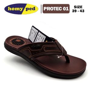 Sandal Jepit Pria Dewasa – HOMYPED – PROTEC 01 – Size 39-43 – Casual Kopi