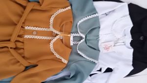 gamis putih manasik anak perempuan 1-12 tahun || gamis lucu kekinian