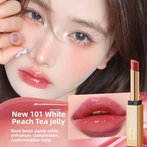 VIPABC Water Light Essence Lipstick Long Lasting Moisturizing Fade Lip Lines Non-Stick Cup Women Student Natural Beauty