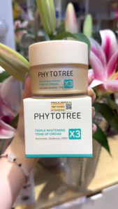 Kem dưỡng trắng nâng tone chống lão hoá Phytotree Triple Whitening Tone Up Cream X3