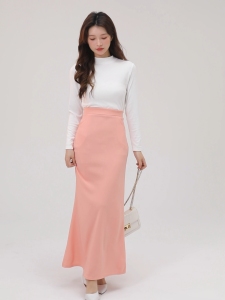 KM Camille Women Long Plain Duyung Skirt [S5542]