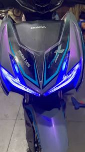 DÂY ĐÈN LED VIỀN MÀU XANH DƯƠNG / ĐỎ 30CM