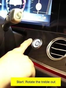 Đèn LED Màu 3/64 Cho Cửa Gió Điều Hòa Mercedes-Benz W205/C-CLASS/X253/GLC-CLASS Kiểu Vòi Phun Tuabin Đèn Trang Trí Đèn Viền Nội Thất