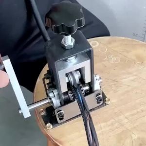 2-in-1 Wire Stripper Machine Hand Crank & Drill Driven Cable Stripper Tool for Heavy Duty Scrap Copper Recycling