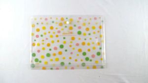 Map Plastik Kancing F4 TOMEX: Map Kancing Plastik Data Bag File Horizontal Motif FRESH Isi 6 pcs