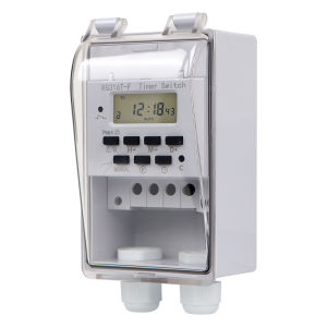 Digital Timer Switch 220V 30A Waterproof Wall Hanging Weekly 7 Days Programmable Electronic Timer With Outdoor Waterproof Box