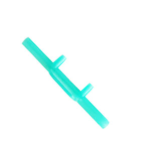 Large Size Silicone Oxygen Tube Nasal Absorber Head Double Nasal Plug Breath Hydrogen Tube Four-Way Connector Health Care Equipment