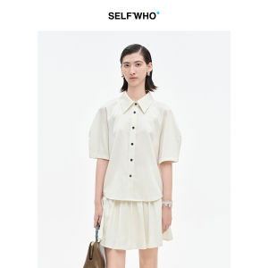 Raglan Sleeve Loose Acetate Blended Shirt Women Summer Comfort Fabric