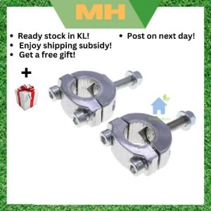 7/8‘’ 22mm Motorcycle Handle Bar Mounting Riser Clamp 47 49cc Pocket Bike Mini Moto Steering block (2Pcs)