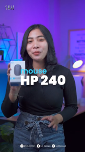 Mouse HP 240 Wireless Original USB Nano Receiver Untuk Laptop Komputer Desain Presisi Awet Nyaman