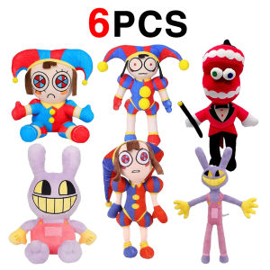 Bandai | New Game Doll Plush The Amazing Digital Circus Cute Plush Toys Pomni and Jax Plushie Cartoon 6Styles Stuffed Dolls Toy Gifts