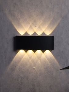 **【Ready stock COD】Lampu Dinding Taman Outdoor COB dengan 2 4 6 atau 8 Mata - Hemat Energi dan Tahan Air IP65**