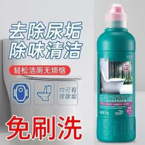 500ml toilet cleaner toilet bowl free brush whitening sterilization cleaner toilet cleaner strong descaling &deodorizing