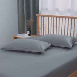 [Grade A ]Premium Cotton Fitted Bedsheet Anti-dust Mite Bedsheet Application Of Baby Cadar Single/Queen/King Size Soft & Breathable Mattress Protector