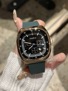 Fashionable Square Face Waterproof Womens Watch Large Dial Student Luxury Minimalist High School Junior High Quartz Movement