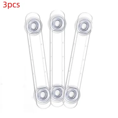 3/5pcs Child Safety Lock Multi-functional Baby Drawer Refrigerator Lock Transparent Anti-Opening Soft Strap Safety Lock