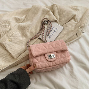 Fancy Western Style Chain Small Bag Womens Bag 2024 New Arrival Easiest for Match Diamond Small Bag Niche Style Shoulder Messenger Bag