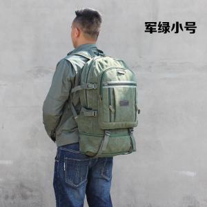 New Thickened Canvas Durable Retro Double Shoulder Bag Ultra Large Capacity Hiking Bag Work Travel Camping Luggage Bag