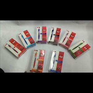 【1BOX=12PCS ! ! !】M&G R3/R5 Retractable Gel Pen 0.5MM/0.7MM (AGP02372/AGP12371)