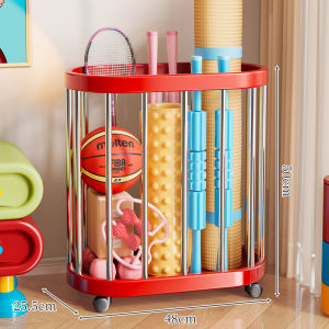 evesigar | High Capacity Movable Gym Storage Rack