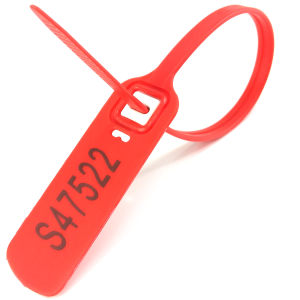 100pcs Plastic Truck-Trailer Seals Numbered Security Tags Safety Ties Pull-Tight Pad-Locks Cable Pull Ties - Straps Metal Insert Clip Lock Length 400 mm 15.8"